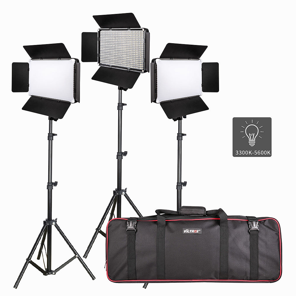 Viltrox VL D640T LED Light Triple Kit