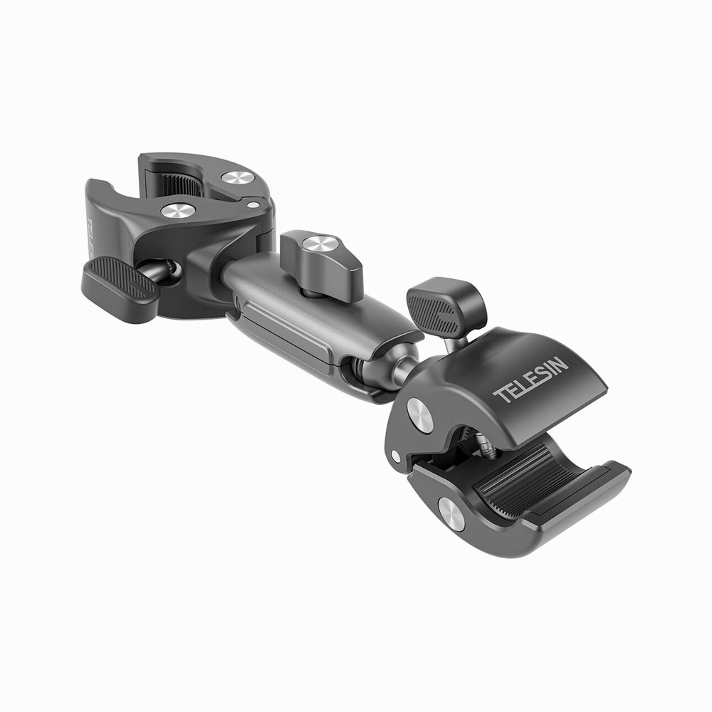 TELESIN Double-headed Crab Clamp Bike/Moto Pipe Clamp (GP-HBM-001-D)