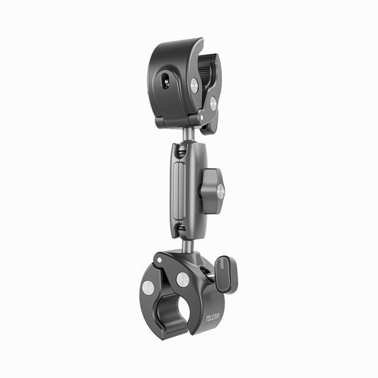 TELESIN Double-headed Crab Clamp Bike/Moto Pipe Clamp (GP-HBM-001-D)