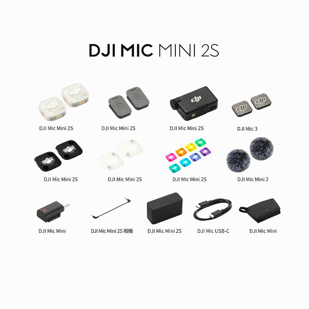 DJI Mic Mini 2S (2 TX + 1 RX + Charging Case)