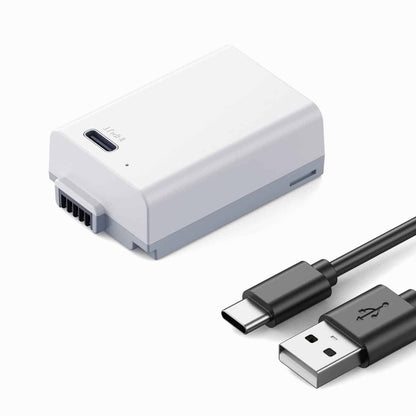 K&F Concept EN-EL25 Battery with 1250mAh Capacity and Type-C Fast Charging for for Nikon Z30 Z50 ZFC Camera, USB-C Camera Battery, No Need Extra Charger (KF28.0040)