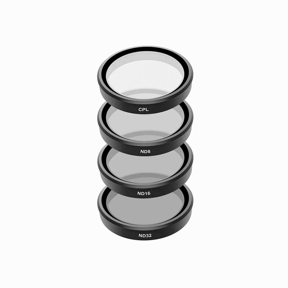 TELESIN Filter set CPL/ND8/ND16/ND32 for  for DJI Osmo Action 3/4/5pro (Schott glass) OA-FLT-005
