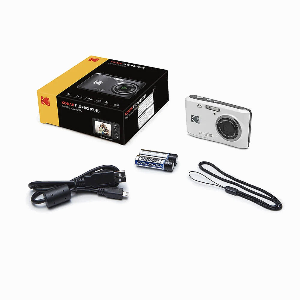 Kodak Pixpro FZ45 Digital Camera (White)