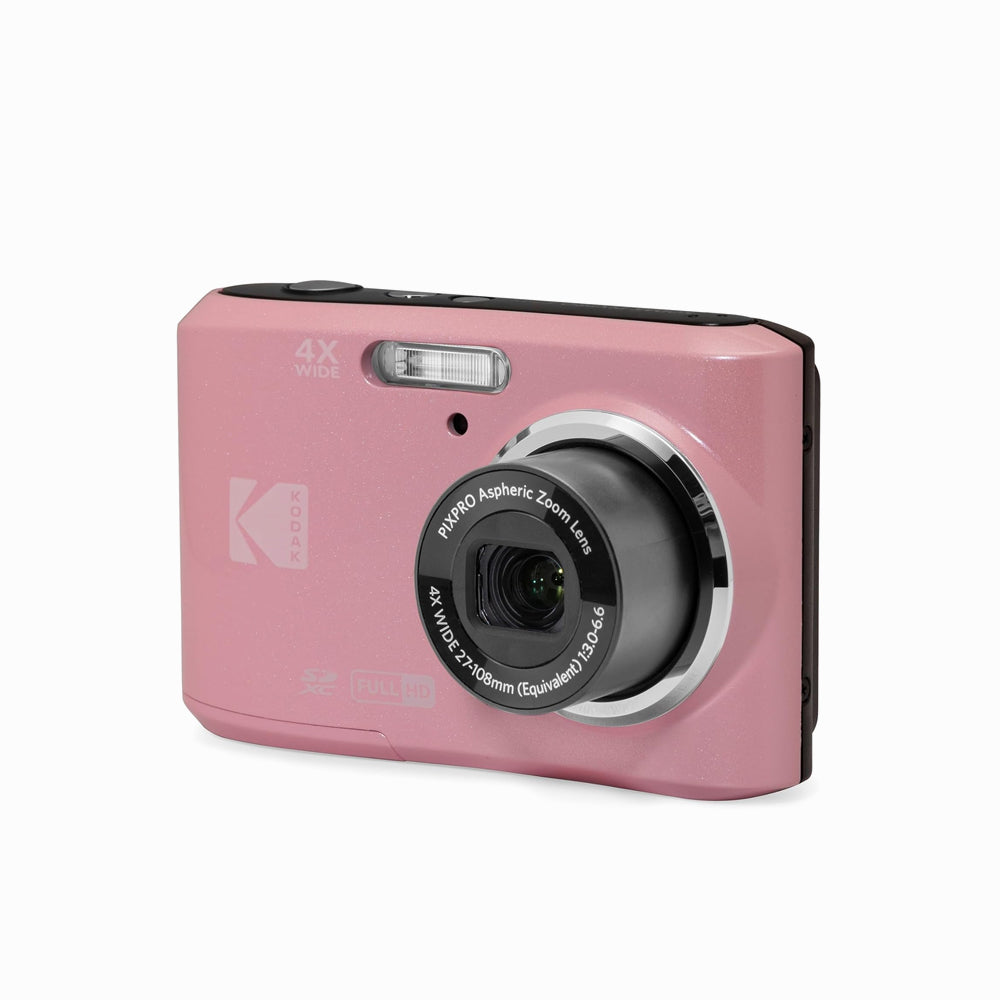 Kodak PixPro FZ45 Friendly Zoom 16MP 1080p Full HD Digital Camera with 4x Optical Zoom and 27mm Wide Angle Lens (Pastel Pink)