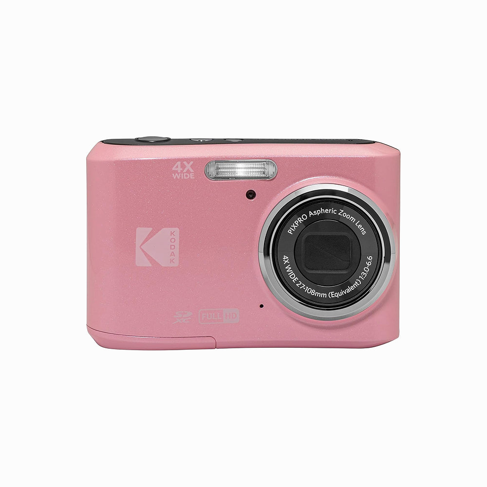 Kodak PixPro FZ45 Friendly Zoom 16MP 1080p Full HD Digital Camera with 4x Optical Zoom and 27mm Wide Angle Lens (Pastel Pink)