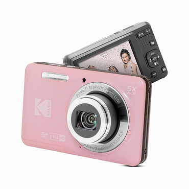 Kodak PixPro Friendly Zoom FZ55 16MP 1080p Full HD Digital Camera (Pastel Pink)