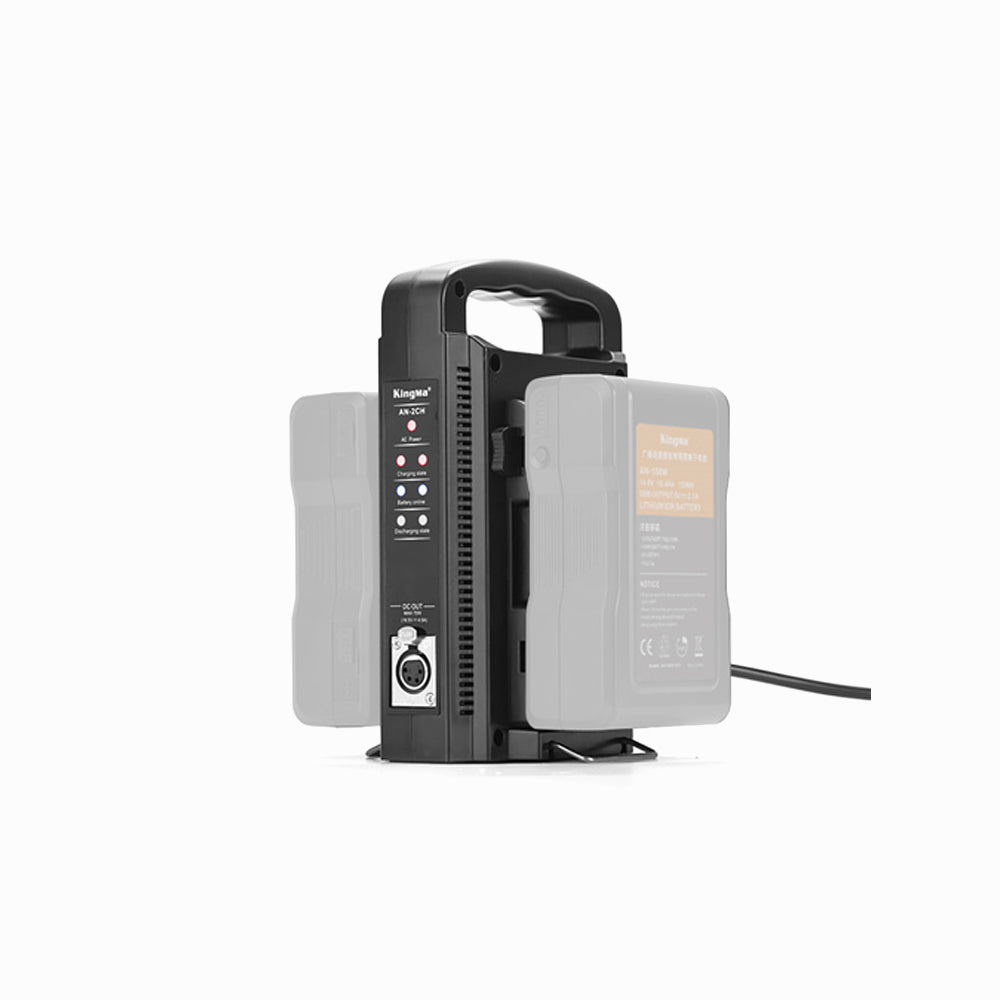 KINGMA AN-2CH Dual Gold Mount Charger for AN Series Battery