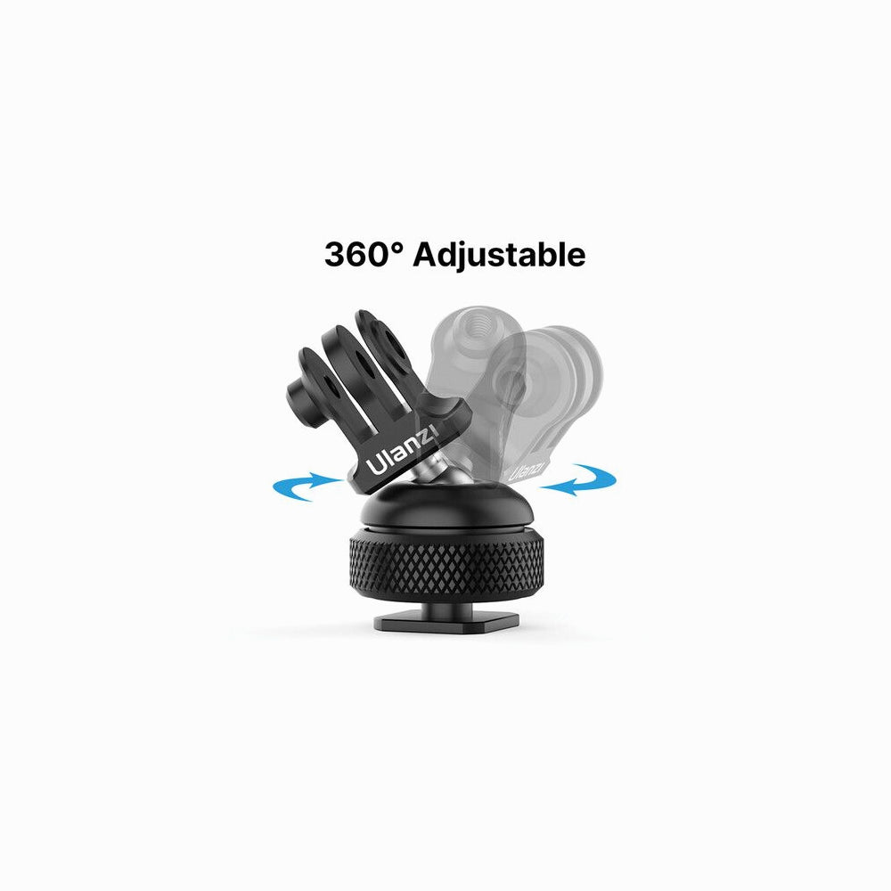 ULANZI 2123 GP-6 METAL UNIVERSAL COLD SHOE MOUNT FOR GOPRO