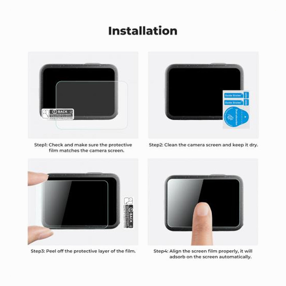 K&F Concept GoPro Hero 9/10/11/12 Screen Protector 9pcs KIT(SKU.2191)