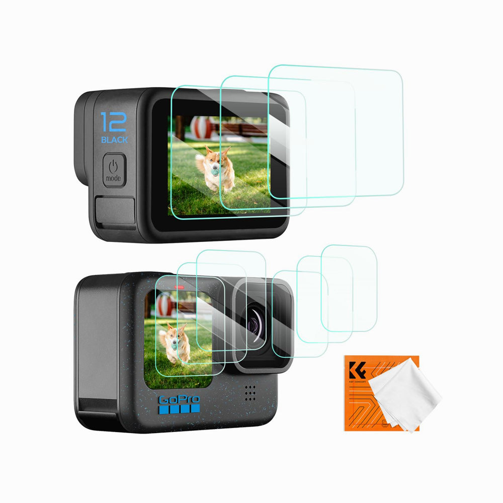 K&F Concept GoPro Hero 9/10/11/12 Screen Protector 9pcs KIT(SKU.2191)