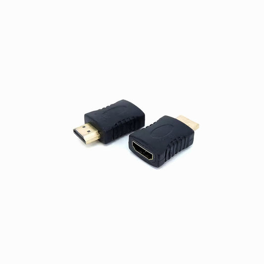 HDMI Male to Female Straight Adapter Cable Female Black Connector Adapter