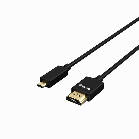 SmallRig Ultra-Slim 4K Micro HDMI to Full HDMI Data Cable (D to A) (100cm) 4795