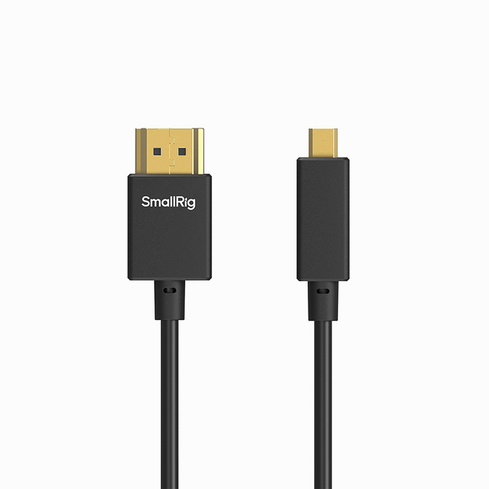 SmallRig Ultra-Slim 4K Micro HDMI to Full HDMI Data Cable (D to A) (100cm) 4795