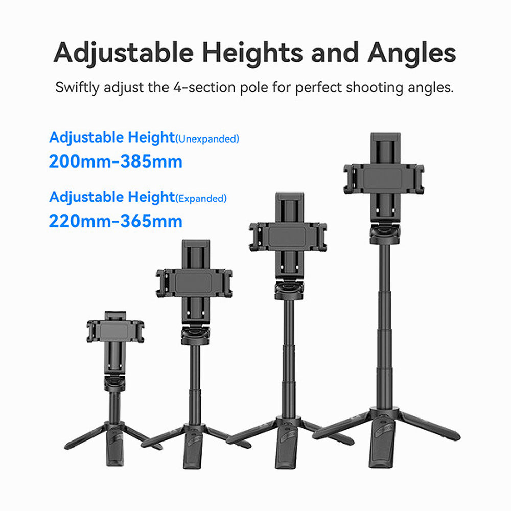 Ulanzi JJ02 Extendable Grip Tripod Black M004