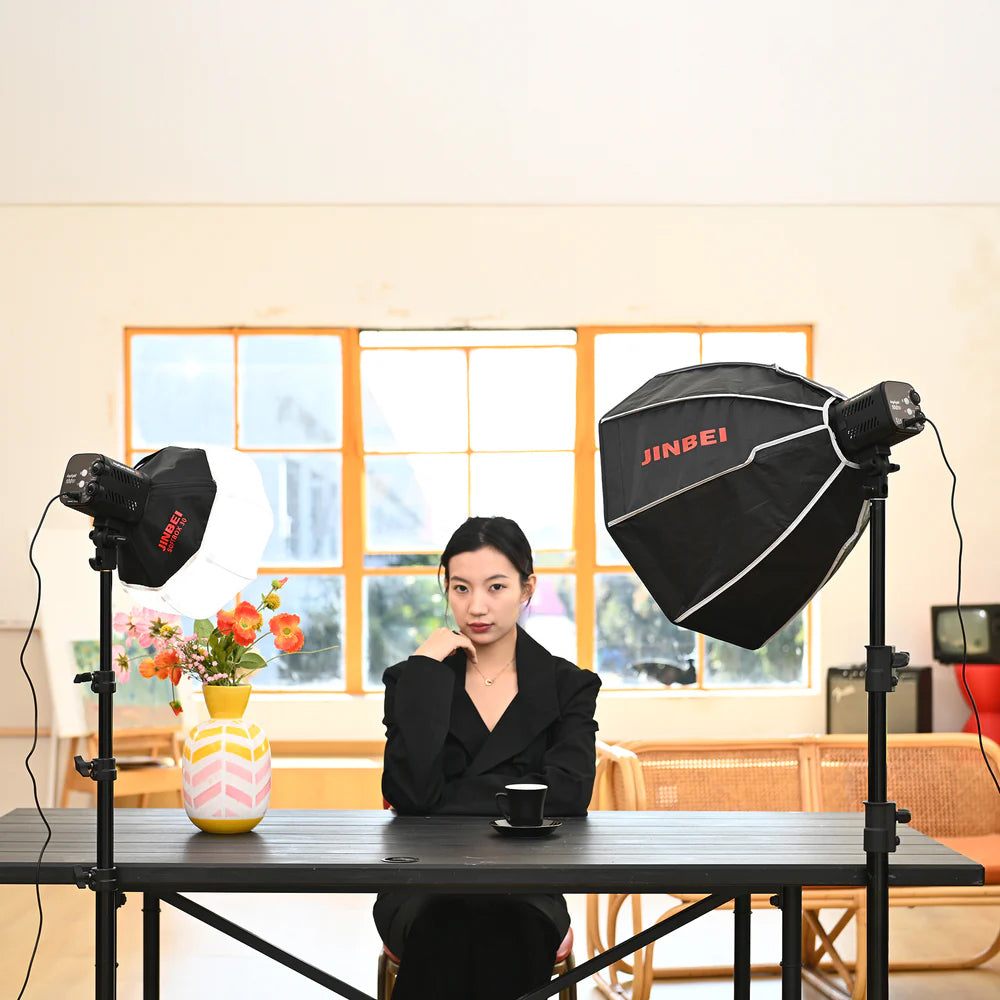 JINBEI JL-100BI   LED   continuous   light  (incl.   power   adapter)