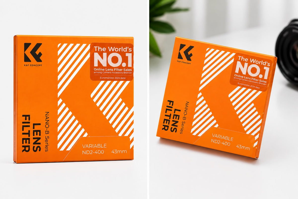 K&F Concept 43mm Variable Fader NDX Filter ND2-400-KF01.1104