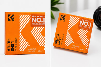 K&F Concept 43mm Variable Fader NDX Filter ND2-400-KF01.1104