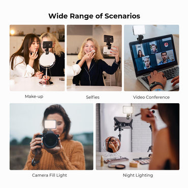 K&F Concept Z101 LED Video Light, Clip Fill Light with 4 Color Filter, 2000mAh (KF34.034)