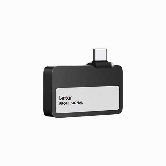 Lexar SSD External Portable Solid Drive LS400 USB-C Pro Go with Hub 1TB