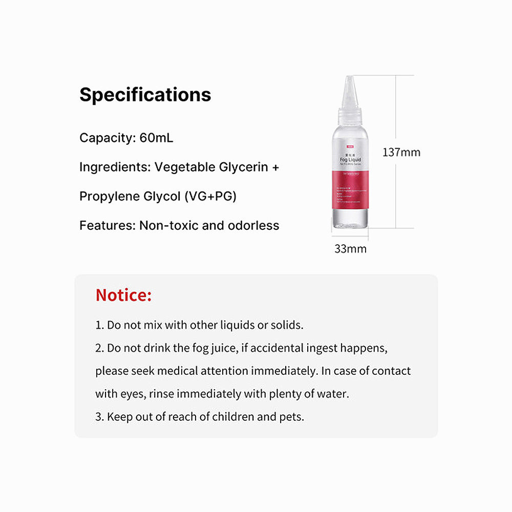 Ulanzi Fog Juice 60ml for FM01 Fog Machine R002