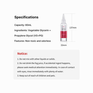 Ulanzi Fog Juice 60ml for FM01 Fog Machine R002