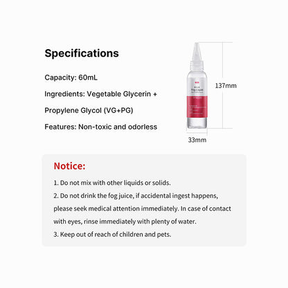 Ulanzi Fog Juice 60ml for FM01 Fog Machine R002