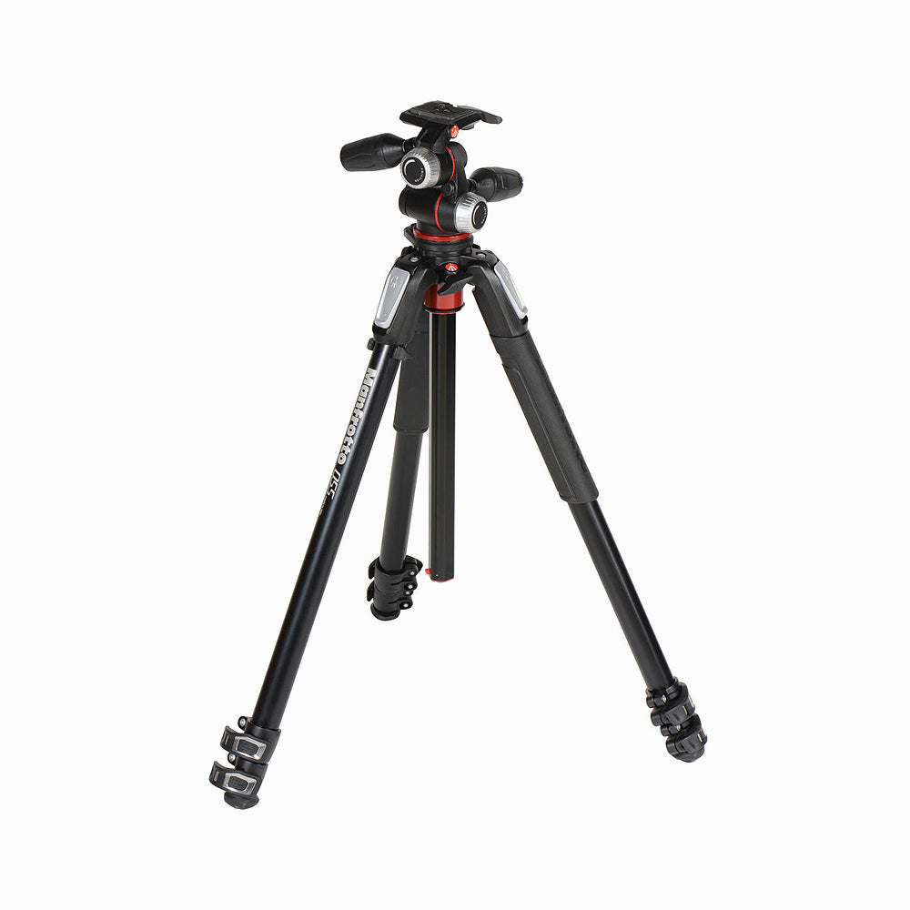 Manfrotto MK055XPRO3-3W Aluminum Tripod with 3-Way Pan/Tilt Head