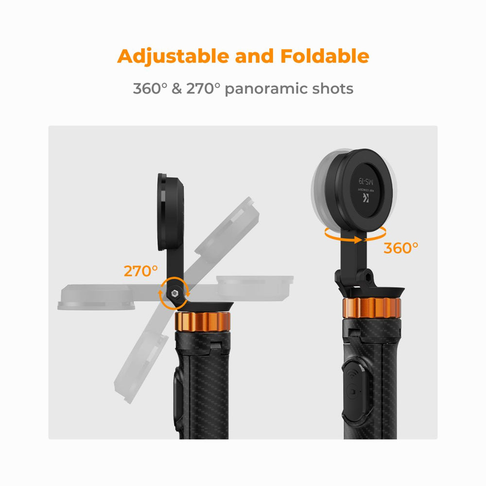K&F CONCEPTS MS19 63-inch Magnetic Iphone Tripod Phone Selfie Stick Tripod (SKU.KF09.139)