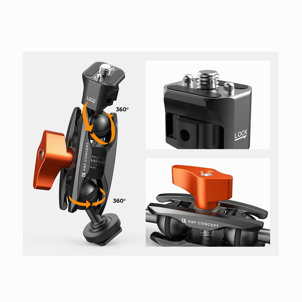 K&F Concept MS27 Universal Magic Arm with Cold Shoe (KF31.098)