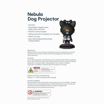 NEBULA DOG PROJECTOR K2301 with satrs