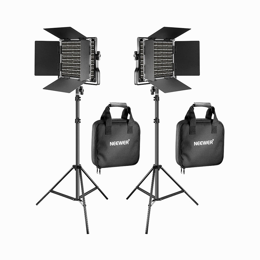 Neewer Bi-Color Video LED 2-Light Kit with Stands(NL660)