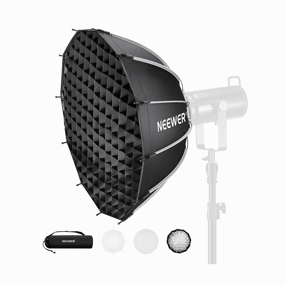 NEEWER 85CM Deep Parabolic Quick Release Softbox with Honeycomb Grid (NS7P)