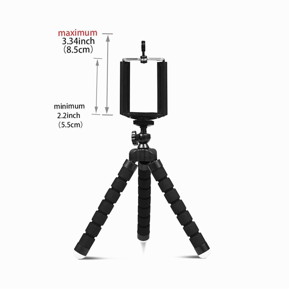 Octopus Mini Tripod Stand w/ Phone Holder Mini Small Adjustable Mount