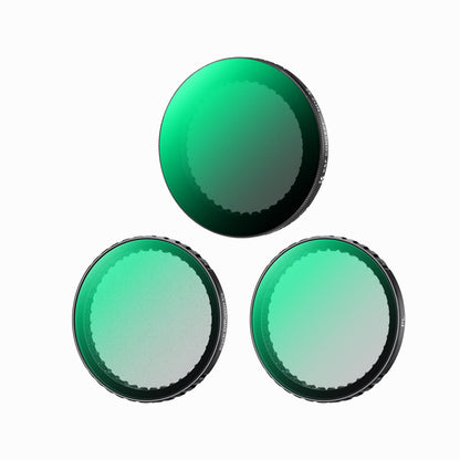 K&F Concept ND2-32 & CPL & Black Mist 1/4 Filter Kit Compatible with DJI Osmo Action 5 Pro/Osmo Action 4/Osmo Action 3(SKU.2360)