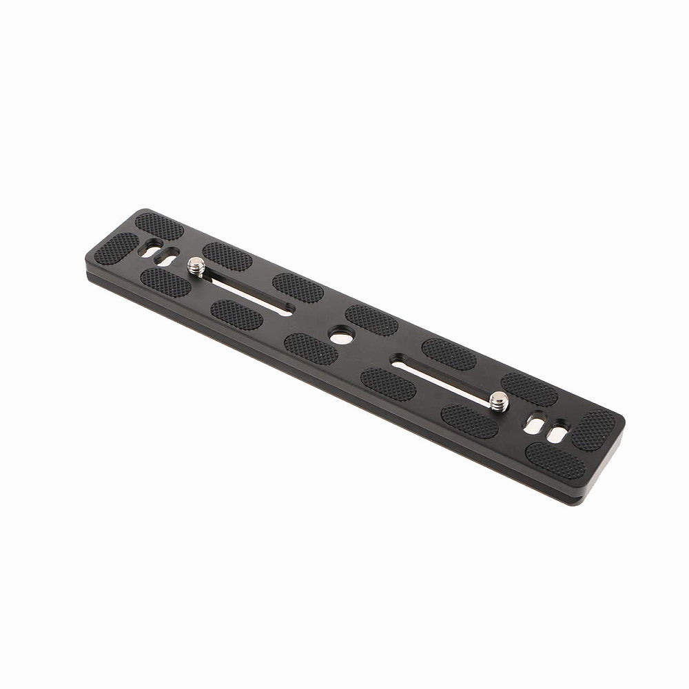 PU150 Quick Release Plate,150mm Universal Camera QR Plate,Quick Shoe Plates with Two 1/4" Screw Fits Arca Swiss Standard Clamp for DSLR Camera Tripod Ballhead