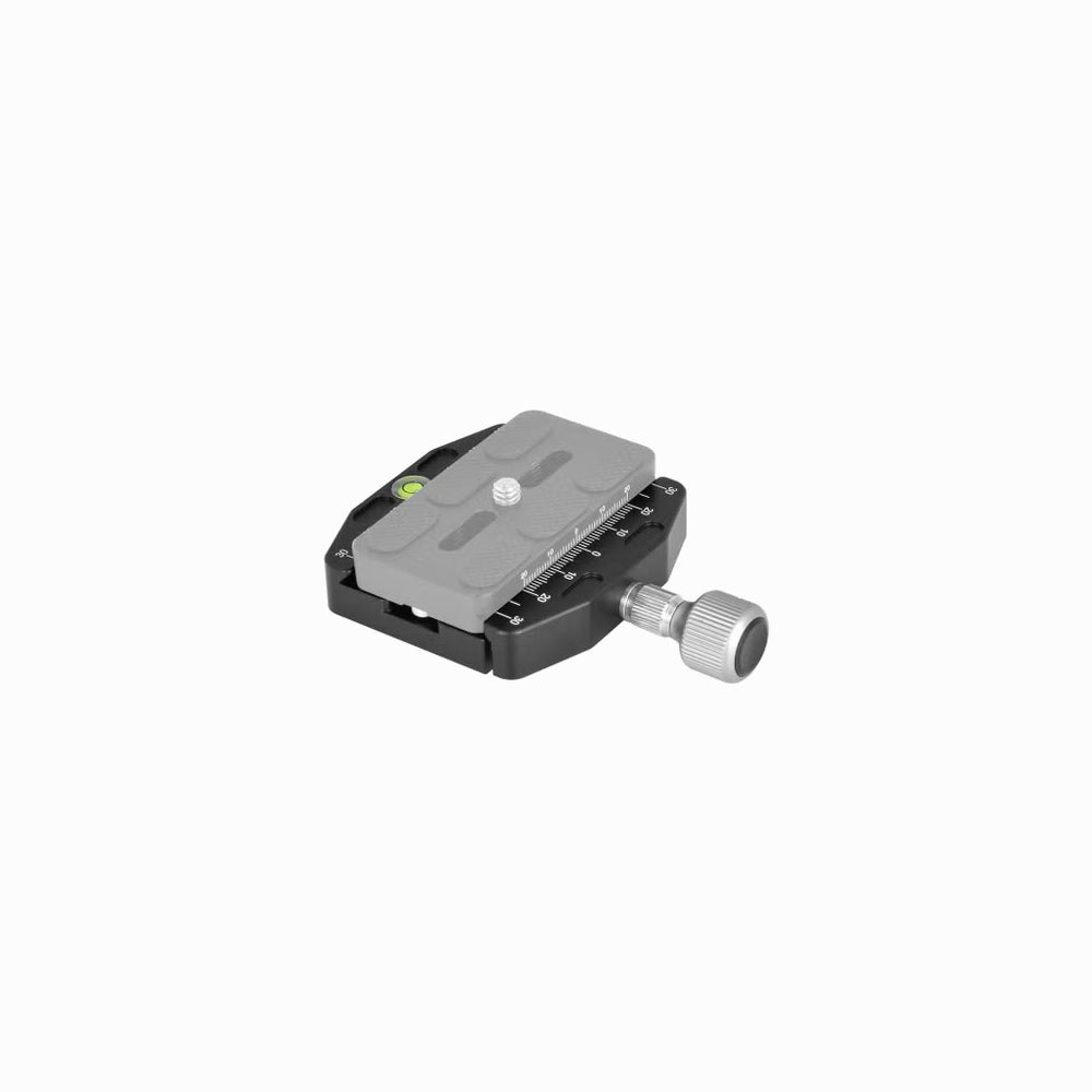 QR-70N 70mm Quick Release Clamp with 1/4 & 3/8 Thread & Bubble Levels Arca-style