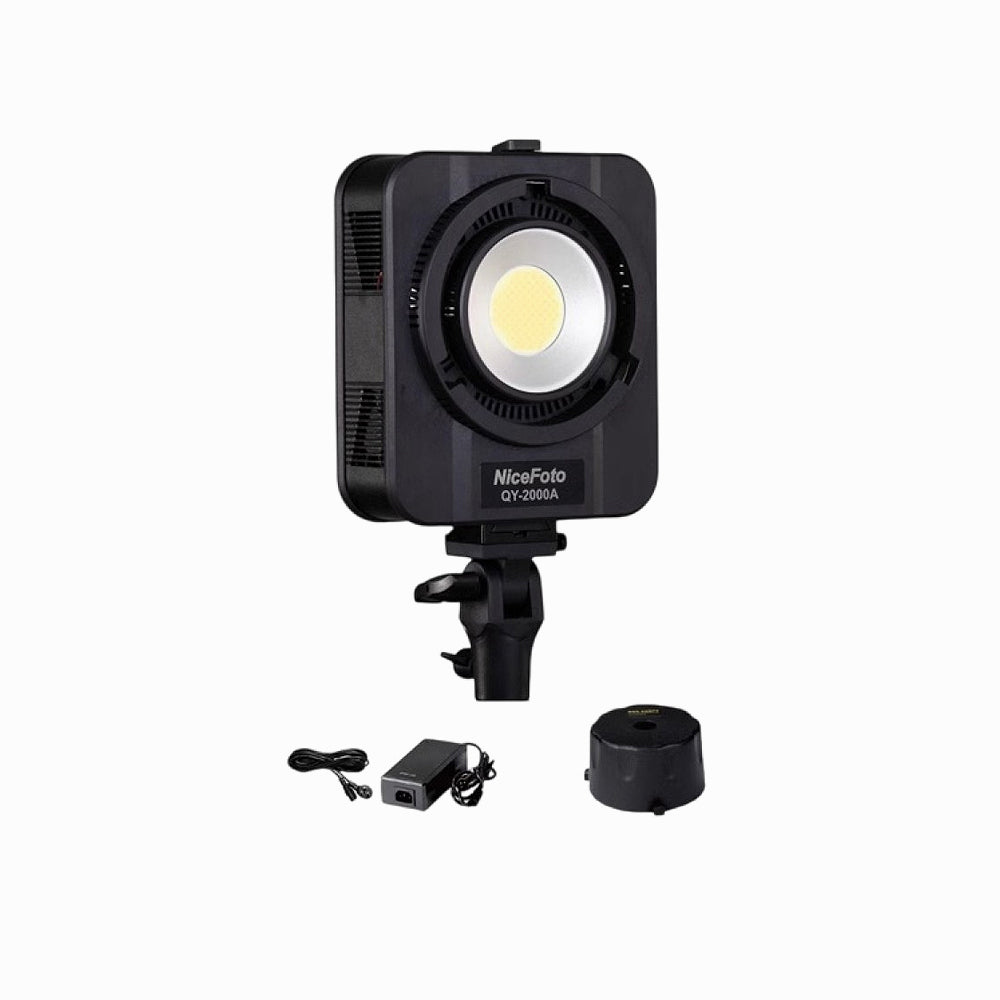 NiceFoto QY-2000A 200W Bi-Color Portable LED Video Light
