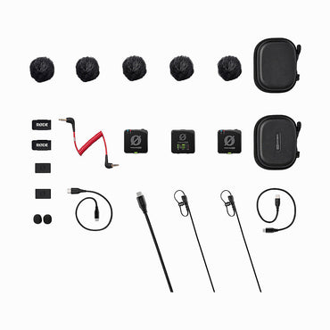 RODE Wireless PRO 2-Person Clip-On Wireless Microphone System/Recorder with Lavaliers (2.4 GHz)