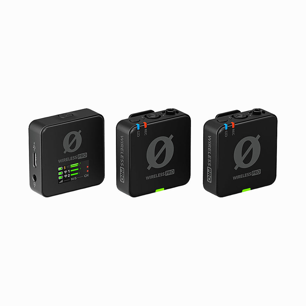 RODE Wireless PRO 2-Person Clip-On Wireless Microphone System/Recorder with Lavaliers (2.4 GHz)