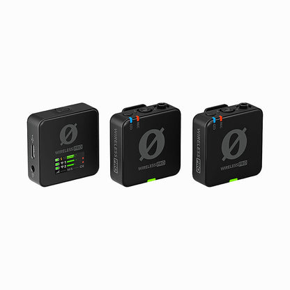 RODE Wireless PRO 2-Person Clip-On Wireless Microphone System/Recorder with Lavaliers (2.4 GHz)