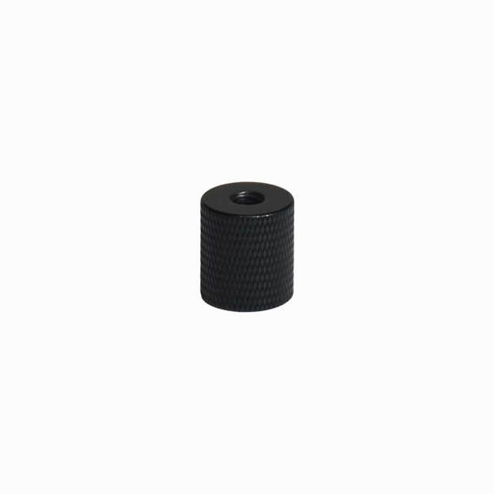 Female 1/4" - Female M6 tripod adapter Aluminum Black, Aluminum (CS078)