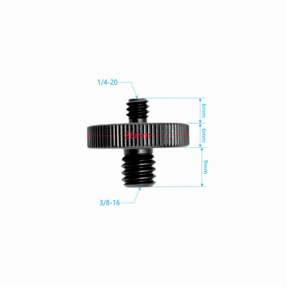 Tripod Screw Adapter 3/8 To 1/4 Camera Tripod Screw Converter for Ball Heads Replacement for Tripods CS046