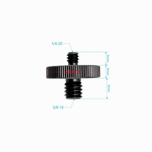 Tripod Screw Adapter 3/8 To 1/4 Camera Tripod Screw Converter for Ball Heads Replacement for Tripods CS046