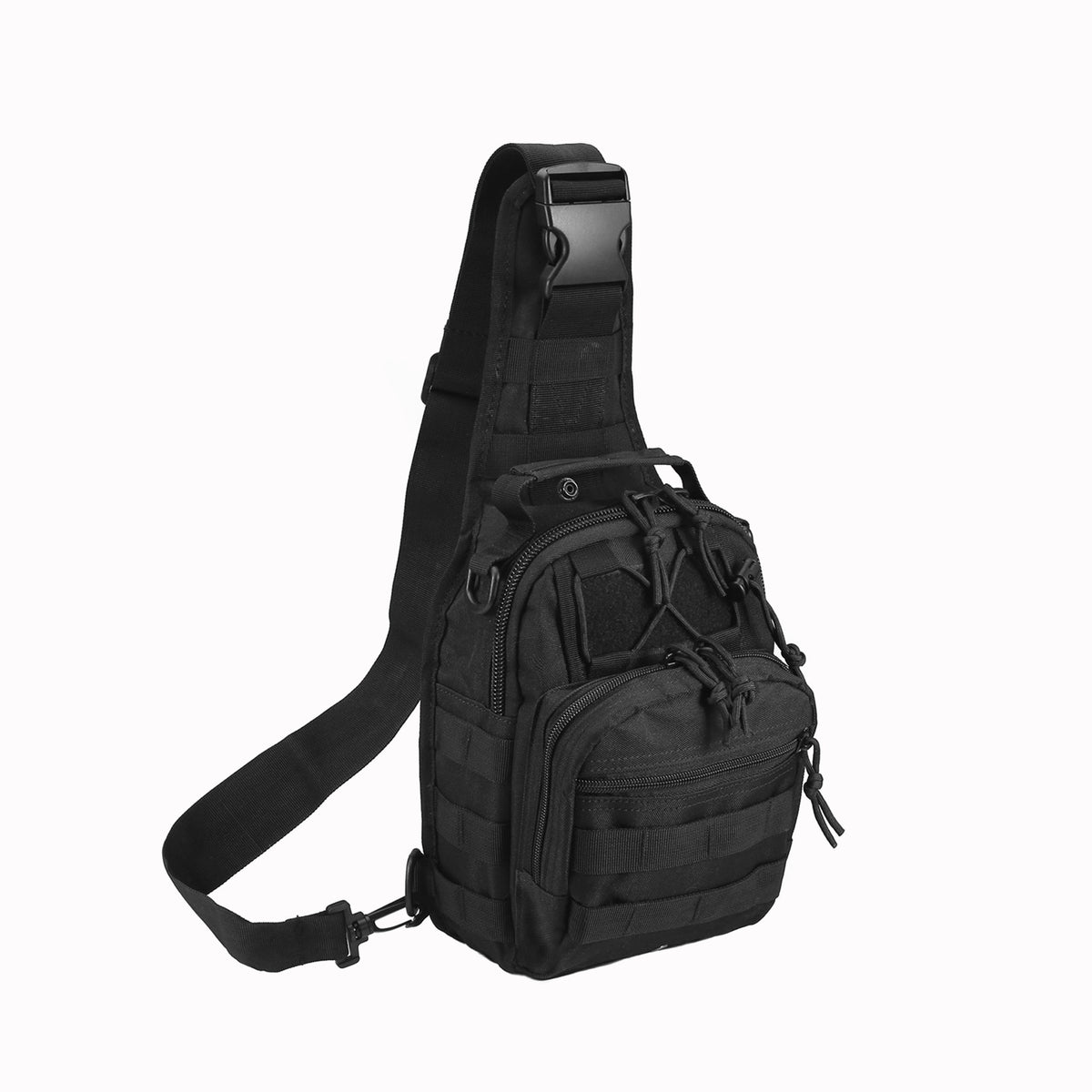 Tactical Shoulder Crossbody Chest Bag Black