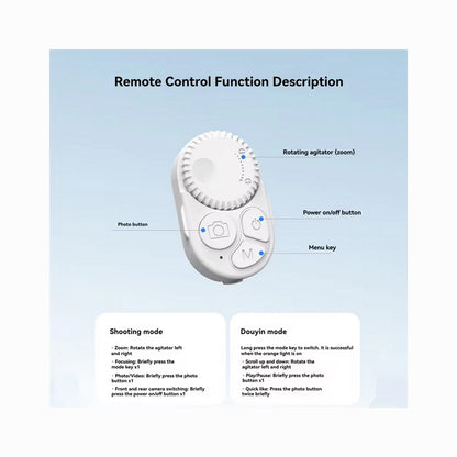 TELESIN P5-RMT-05 Selfie Remote, Bluetooth Control with 10m Range and Zoom Button