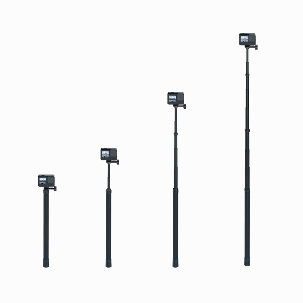 TELESIN Ultra Long 3m/2.7m Carbon Fiber Selfie Stick for Action Cameras (2.0) (GP-MNP-270)