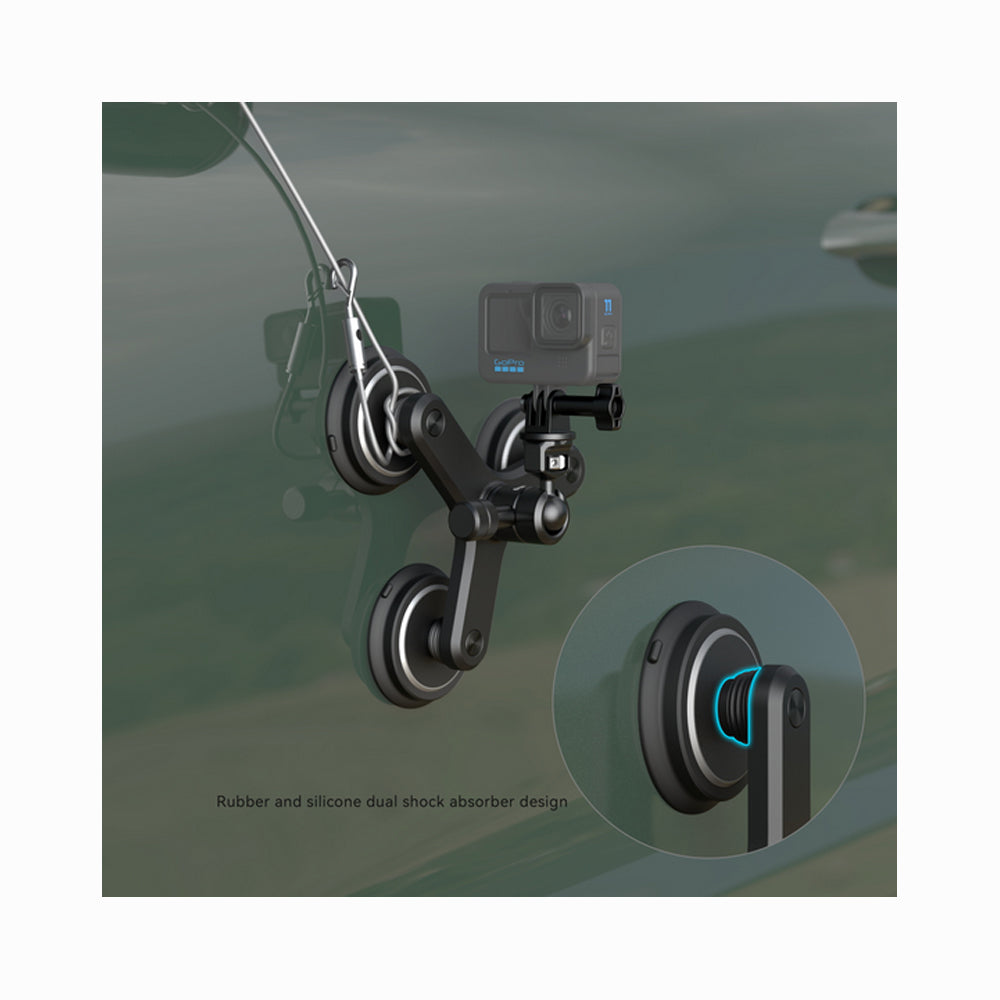 SmallRig Triple Magnetic Suction Cup Mounting Support Kit for Action Cameras 4468