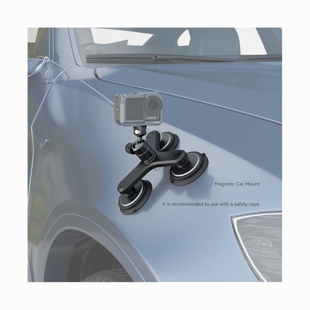 SmallRig Triple Magnetic Suction Cup Mounting Support Kit for Action Cameras 4468