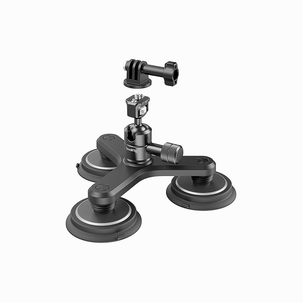 SmallRig Triple Magnetic Suction Cup Mounting Support Kit for Action Cameras 4468