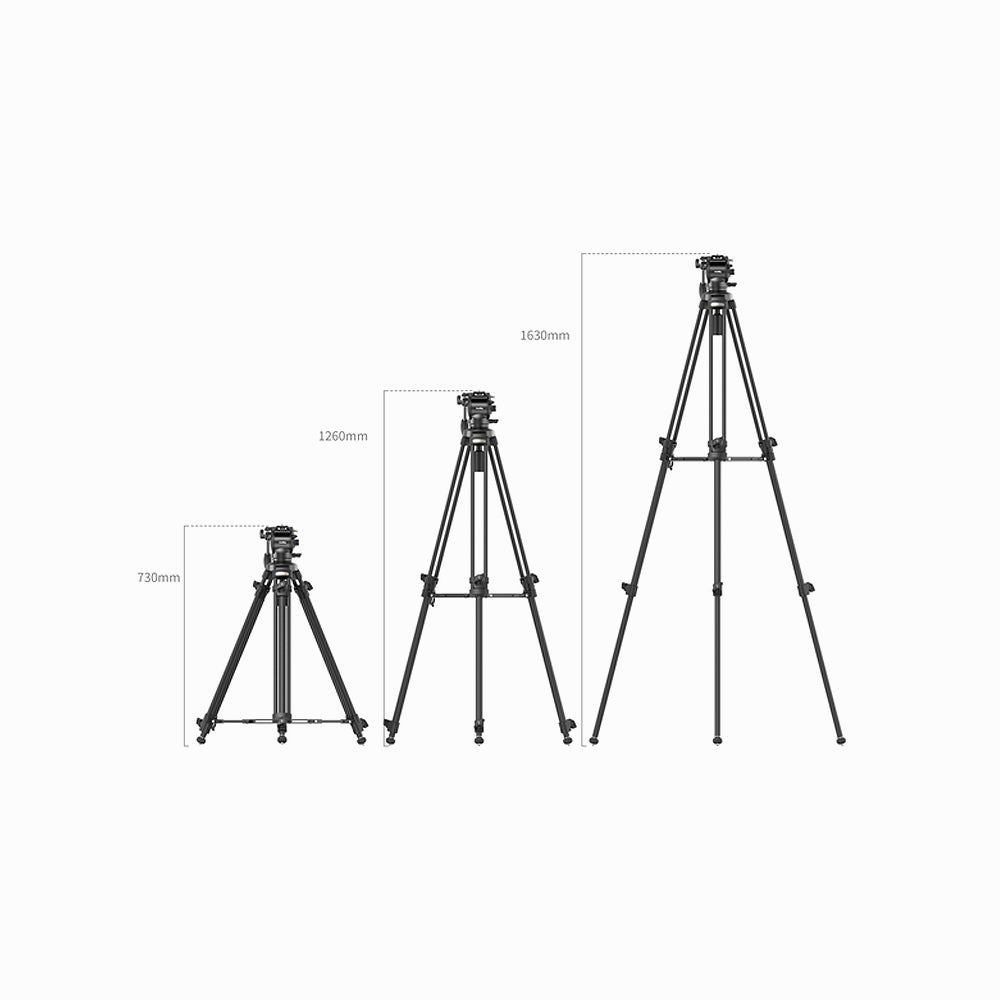 SmallRig AD-50 Lightweight Carbon Fiber Video Tripod System-4685